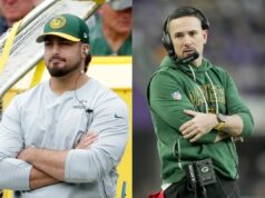 David Bakhtiari sa po kolosálnom kolapse Packers pod vedením Matta LaFleura vs. logo pochodového šialenstva