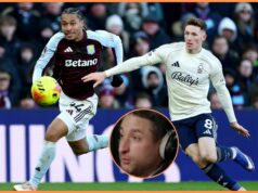 David Ornstein o prestupe Elliota Andersona z Man Utd City Elliot Anderson na predzápasovej rozcvičke s Nottinghamom Forest