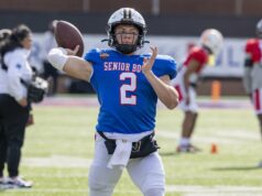 Diego Pavia by mohol byť najkratším QB NFL od 60. rokov minulého storočia Futbal NCAA: Senior Bowl Cvičenie