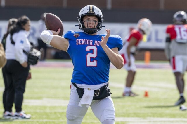 Futbal NCAA: Senior Bowl Cvičenie