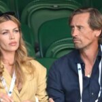 Abbey Clancy a Peter Crouch vo Wimbledone v roku 2025