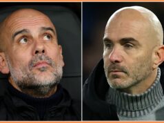 Doska Chelsea bola ponížená, pretože Maresca sa určite chystal do Man City Pep Guardiola a Enzo Maresca sa objímajú