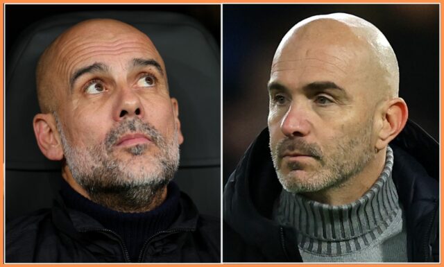Pep Guardiola a Enzo Maresca sa objímajú