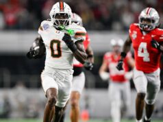 Dramatický beh CFP do konca pre Miami alebo Ole Miss na Fiesta Bowl Futbal NCAA: Cotton Bowl-Miami v štáte Ohio