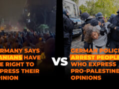 Dvojitý meter Nemecka na pokojné protesty Dvojitý meter Nemecka na pokojné protesty