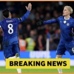 Stredopoliar Chelsea Enzo Fernandez v akcii proti Fulhamu