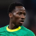 TANGIER, MAROKO - 30. DECEMBER: Pape Sarr zo Senegalu počas zápasu D-skupiny Afrického pohára národov medzi Beninom a Senegalom na Grand Stade de Tanger 30. decembra 2025 v marockom Tangeri. (Foto: Visionhaus/Getty Images)