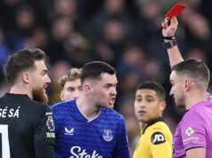 Everton „prekvapil“ po potvrdení červenej karty Keane Everton „prekvapil“ po potvrdení červenej karty Keane
