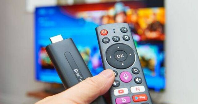 Streaming fire TV stick a diaľkové ovládanie