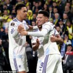 Prvý gól Jadona Sancha v drese Aston Villy si zabezpečil miesto v Európskej lige posledných 16.