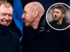Paul Scholes ignoruje Michaela Carricka, keď menuje „dokonalého“ stáleho manažéra Ferguson by nikdy nestál za samoúčelných Butt, Scholes a Man Utd punditerati
