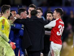 Fernandes a Zubimendi sa stretnú po napínavom prvom zápase Ligového pohára 3:2 Fernandes a Zubimendi sa stretnú po napínavom prvom zápase Ligového pohára 3:2