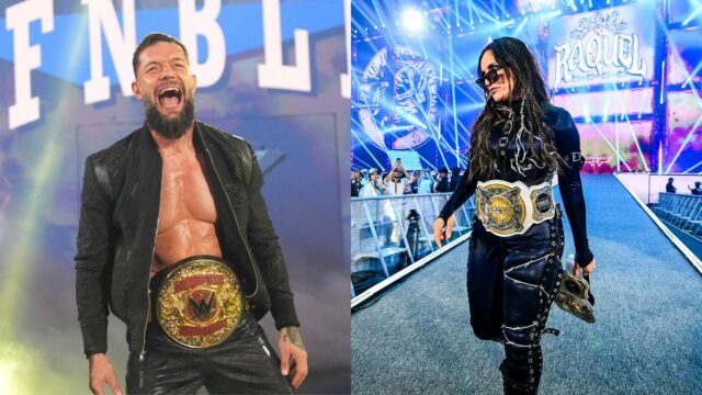 Finn Balor dostal pred zápasom o titul majstra sveta v ťažkej váhe dvojslovnú správu od svojej stajne Raquel Rodriguezovej z Judgment Day.
