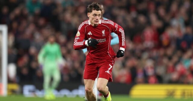 Florian Wirtz v akcii za Liverpool 