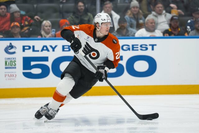 Flyers podpísal s Christianom Dvořákom predĺženie o 5 rokov NHL: Philadelphia Flyers vo Vancouveri Canucks