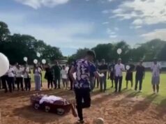 Futbalista, ktorý zomrel vo veku 19 rokov pri hororovej dopravnej nehode, strelil zo svojej rakvy „posledný gól“, keď jeho spoluhráči so zlomeným srdcom predvádzali dojemné gesto Futbalista, ktorý zomrel pri nehode v Paraguaji, strelil svoj „posledný gól“ zo svojej rakvy, keď jeho blízki použili jeho rakvu na penaltu na domácom ihrisku svojho tímu