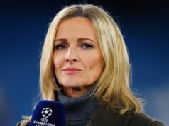 Gabby Logan sa chystá vrátiť zápas dňa po otcovej smrti a vysielaní Amazon Prime Video Odborník Ligy majstrov UEFA Gabby Logan počas zápasu MD5 fázy Ligy majstrov UEFA 2024/25 medzi Manchestrom City a Feyenoordom