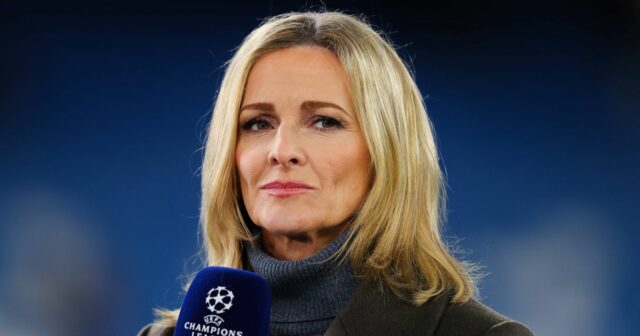 Gabby Logan sa chystá vrátiť zápas dňa po otcovej smrti Amazon Prime Video Odborník Ligy majstrov UEFA Gabby Logan počas zápasu MD5 fázy Ligy majstrov UEFA 2024/25 medzi Manchestrom City a Feyenoordom