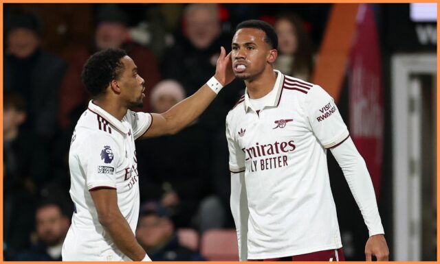 Gabriel robí chybu pre Arsenal, okamžite skóruje
