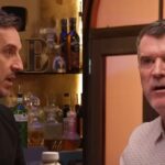 Gary Neville a Roy Keane