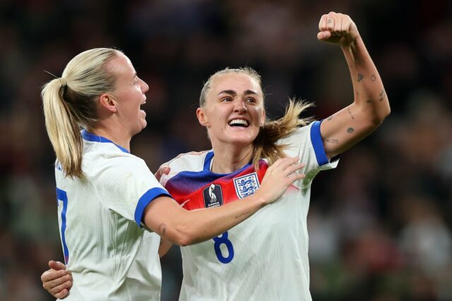 Georgia Stanway bola kapitánkou Bayernu Mníchov a pomohla klubu k trom titulom nemeckej ligy (Getty Images)