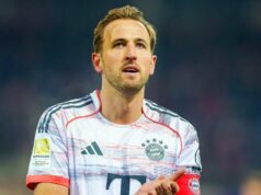 Gólman Harry Kane dostane zadarmo rezeň zakaždým, keď skóruje za Bayern Mníchov HEIDENHEIM, NEMECKO - 21. DECEMBRA: Harry Kane z FC Bayern Mníchov oslavuje víťazstvo po zápase Bundesligy medzi 1. FC Heidenheim 1846 a FC Bayern Mníchov vo Voith-Aréne 21. decembra 2025 v nemeckom Heidenheime. (Foto Sebastian El-Saqqa - firo sportphoto/Getty Images)