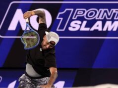 Greg Rusedski hovorí, čo si úprimne myslel o 1 milióne $ One Point Slam Autor fotografie: David GRAY / AFP prostredníctvom Getty Images
