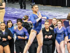 Gymnastika UCLA: Prváci hrajú dôležitú úlohu pri silnom štarte Gymnastika UCLA: Prváci hrajú dôležitú úlohu pri silnom štarte