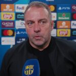 Hansi Flick z Barcelony reaguje na výkon Marca Bernala