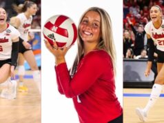 Harper Murray, Laney Choboy a ďalší volejbaloví hráči Nebrasky reagujú na vrcholy osláv konca roka od Keri Leimbachovej Snímka obrazovky sekcie komentárov k príspevku na Instagrame.