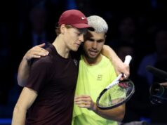 Hollywoodsky herec sa na Australian Open postaví proti Carlosovi Alcarazovi a Jannikovi Sinnerovi Photo by China Photos/Getty Images