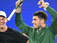 Hrozí Sinner-Alcarazovi, že budú veľké školy nudné? Grafika zobrazujúca finále, ktoré Jannik Sinner a Carlos Alcaraz hrali v roku 2025