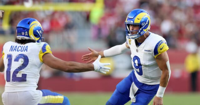 Hviezdy baranov Matthew Stafford a Puka Nacua hlasovali za prvý tím All-Pro
