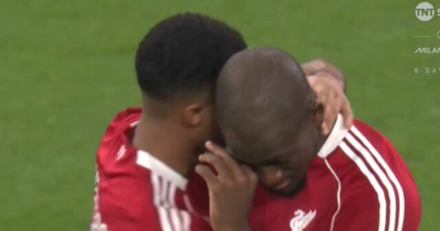 Ibrahima Konate sa zrúti v slzách a strelil emotívny gól Ibrahima Konate