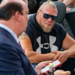 Ikonu WWE Brocka Lesnara zbadal vo vzácnom útulnom momente so Sable