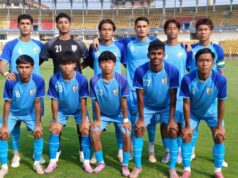 Indický tím mužov do 17 rokov porazil Tadžikistan v prvom priateľskom zápase za zatvorenými dverami Indický tím mužov do 17 rokov porazil Tadžikistan v prvom priateľskom zápase za zatvorenými dverami