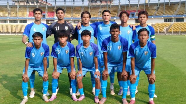 Indický tím mužov do 17 rokov porazil Tadžikistan v prvom priateľskom zápase za zatvorenými dverami
