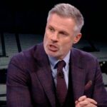 Ikona Liverpoolu Jamie Carragher počas vysielania CBS Sports Golazo