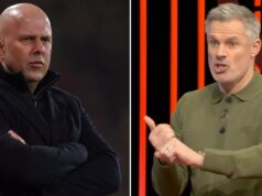 Jamie Carragher sa otočil proti Liverpoolu, ktorý vyhodí Arneho Slotu: ‚Nebudem mať nohu, na ktorej by som mohol stáť!‘ Jamie Carragher