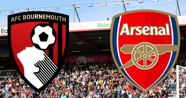 Arsenal proti Bournemouthu na Vitality Stadium v ​​Premier League