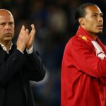 Arne Slot a Virgil van Dijk