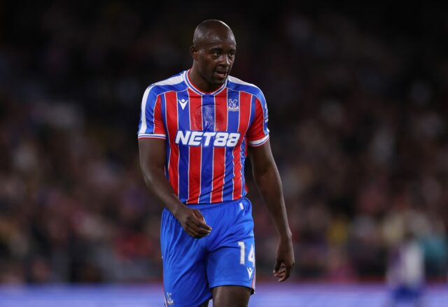 Jean-Philippe Mateta z Crystal Palace sa blíži k výhybke Nottingham Jean-Philippe Mateta z Crystal Palace sa blíži k výhybke Nottingham Forest