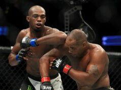Jon Jones vs Daniel Cormier ‚3‘ potvrdili, že trpkí rivali UFC obnovujú spor Jon Jones (vľavo) pri zvrátenej výhre nad Danielom Cormierom v roku 2017 (Getty)