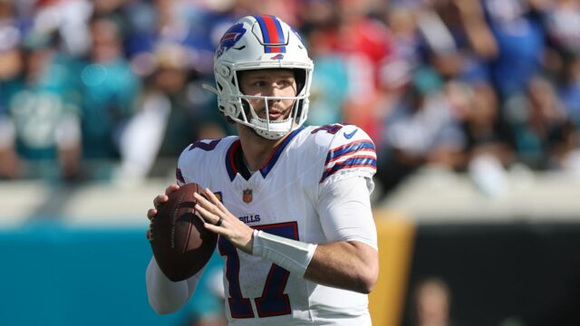 Josh Allen pomáha Billsovi prekonať sucho v play-off a vyhrať Josh Allen pomáha Billsovi prekonať sucho v play-off a vyhrať nad Jaguars