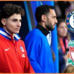 Julian Alvarez oslavuje gól za Atlético Madrid