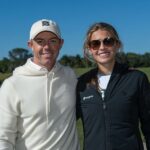Kai Trump v piatok ráno vyrazil na driving range s nikým iným ako s Rorym McIlroyom
