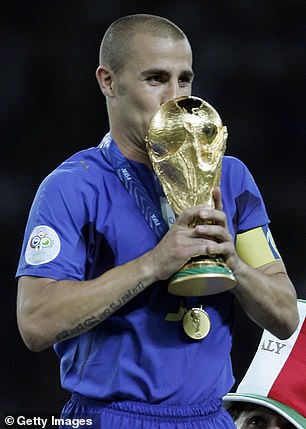 Kapitán víťaza Svetového pohára v Uzbekistane, kultový hrdina Premier League, Cannavaro vyhral majstrovstvá sveta s Talianskom v roku 2006