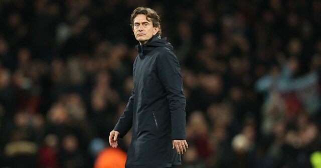 Thomas Frank po zápase Premier League medzi Tottenhamom Hotspur a West Hamom United