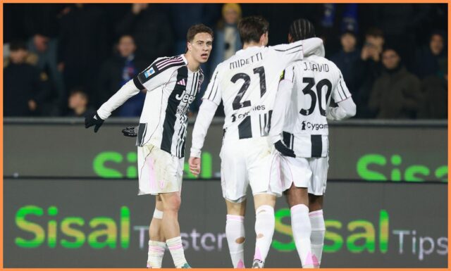 Kenan Yildiz odmieta prestupy Liverpoolu, Arsenalu a Chelsea Kenan Yildiz v akcii za Juventus