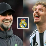 Klopp požaduje 69 miliónov libier hviezdy Newcastlu v „dvoch aktívnych rokovaniach“ pred vymenovaním Realu Madrid